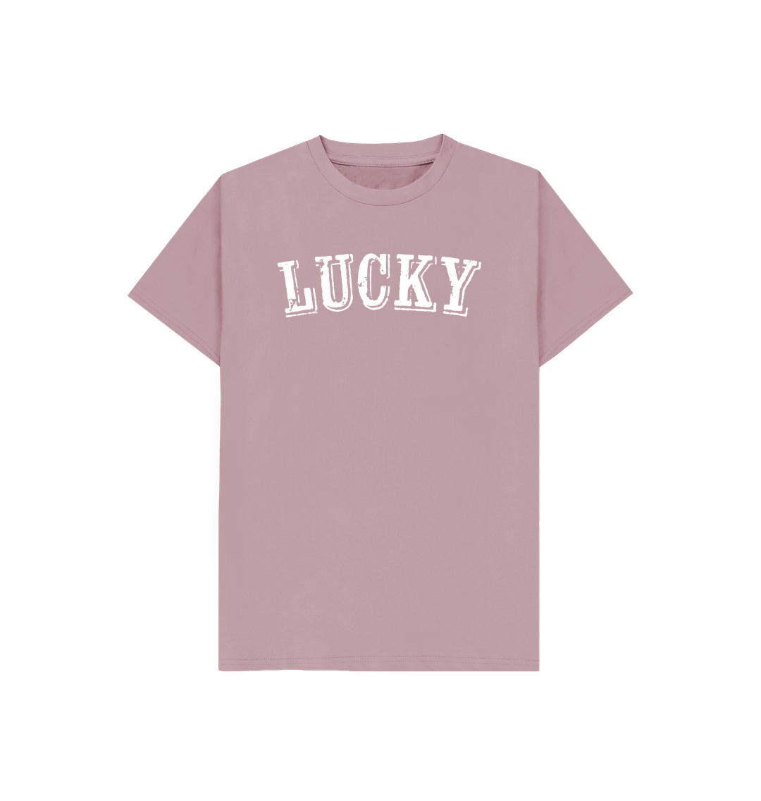 Mauve CHILDREN'S BE LUCKY T-SHIRT