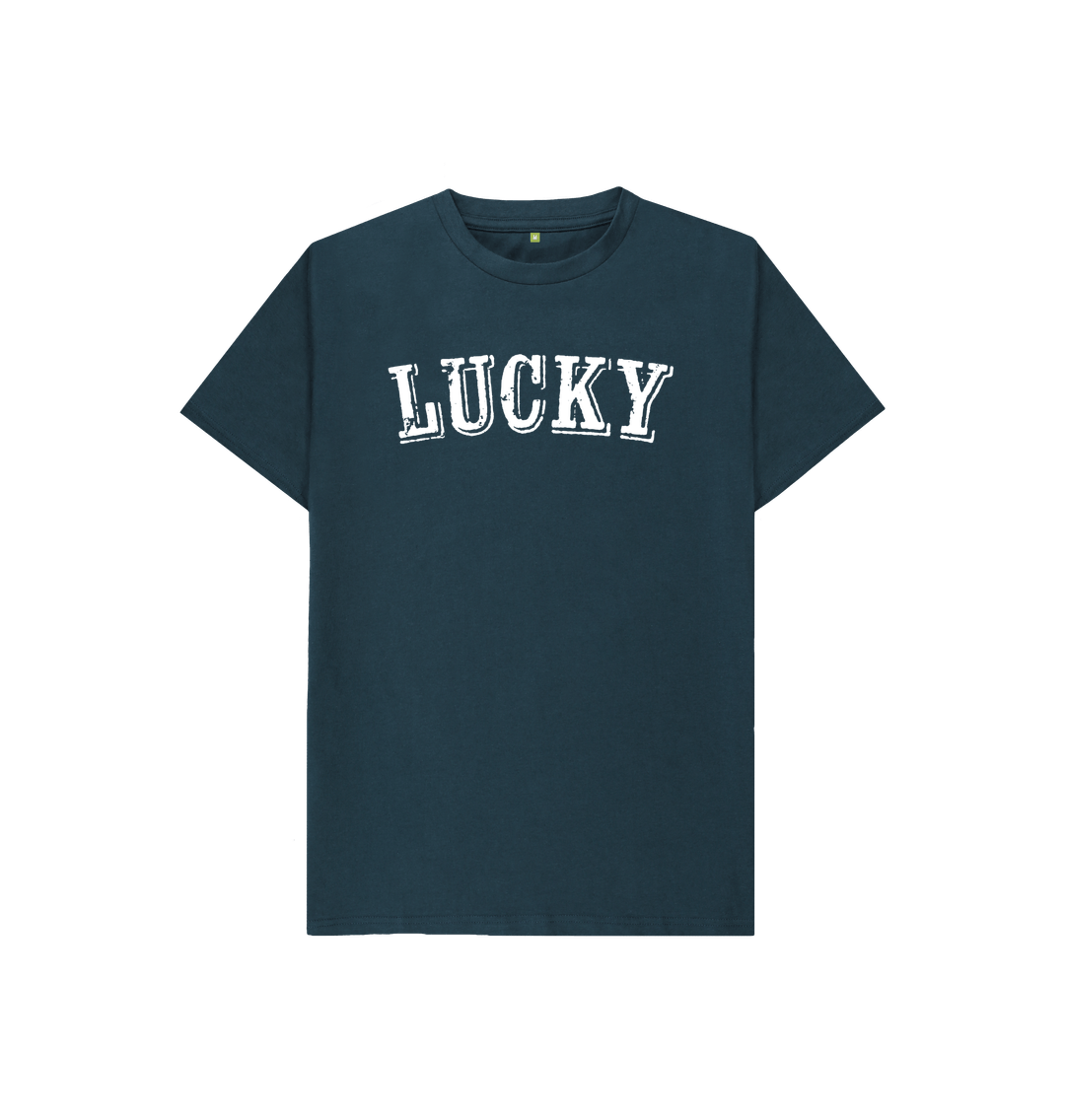 Denim Blue CHILDREN'S BE LUCKY T-SHIRT