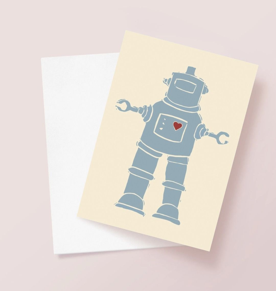 Blue Robot - Card